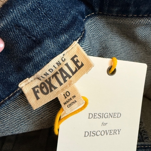 Girls Foxtale Jeans Size 10 NWT Adjustable Waist Blue Denim - Picture 3 of 5